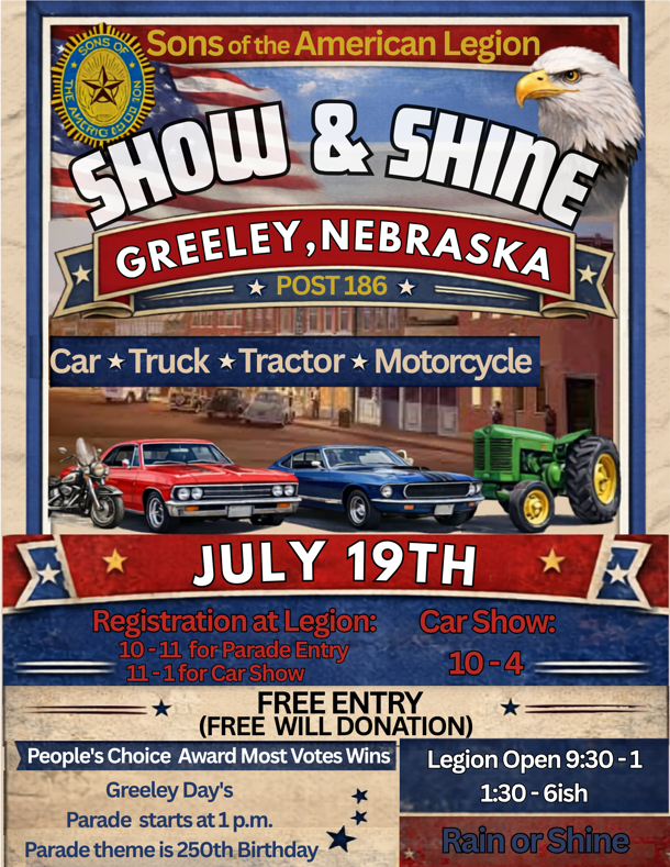 Greeley Sons of the American Legion Show & Shine 