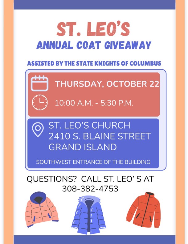 St. Leo's 22nd Annual Coat Giveaway