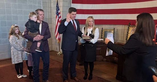 Treasurer Spellerberg Takes Oath of Office