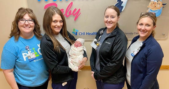 Good Samaritan Welcomes First Baby of New Year