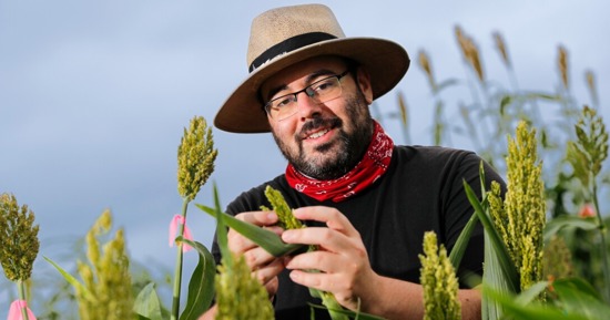 CUTLINE: James Schnable, Nebraska Corn Presidential Chair and professor of agronomy and horticulture at the University of Nebraska–Lincoln, has earned the 2026 National Academy of Sciences Prize in Food and Agriculture Sciences. He is the youngest researcher to receive the award. (Craig Chandler/University Communication and Media