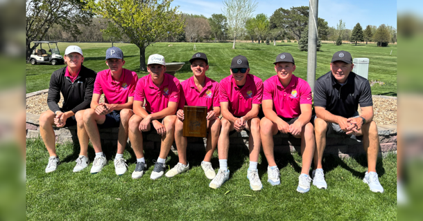 Coach Logan Almond, Maddox Quinn, Beau Paro, Casen Kavan, Jackosn Wegner, Sawyer Kavan, & Coach Rob Wegner