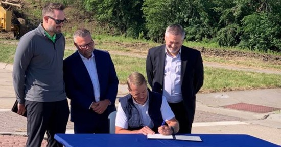 Gov. Pillen Holds Blair Signing Ceremony to Highlight Housing Affordability Bill