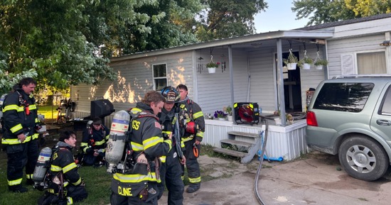 Fire Damages Hastings Home