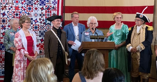 Gov. Pillen Unveils Quilt and Framed Declaration of Independence to be Displayed Through July 