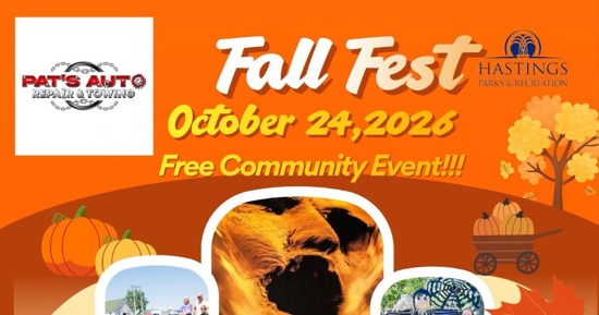 The Hastings Parks and Recreation Department invites the public to upcoming fall activities