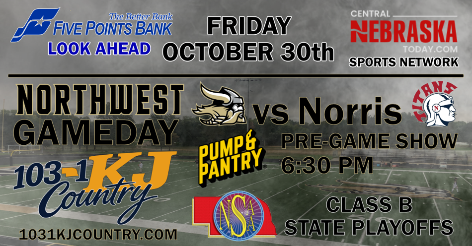 2026-10-30T18:30|Grand Island Northwest Vs Norris High School|HS Football|KKJK
